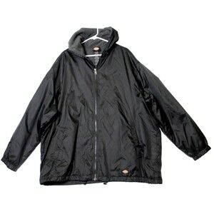 Dickies Storm Jacket Black Full Zip Insulated Outdoor Windbreaker Men's 2XL/XXG